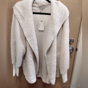Astrologie Sherpa Hoodie Cardigan 2x Winter White